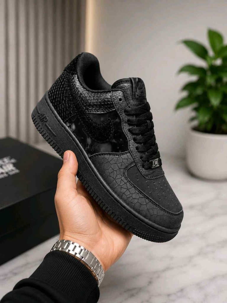 Nikee x Kobe Bryant Air Force 1 Low Triple Black