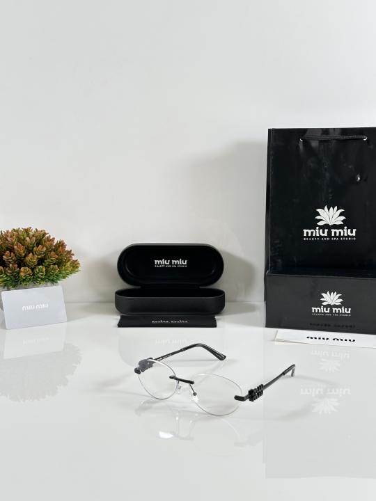 Miu miu rimless oval
