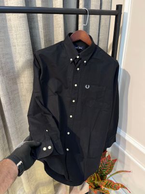 Fred Perry Black Oxford Cotton Premium Shirt Rs 1549.00